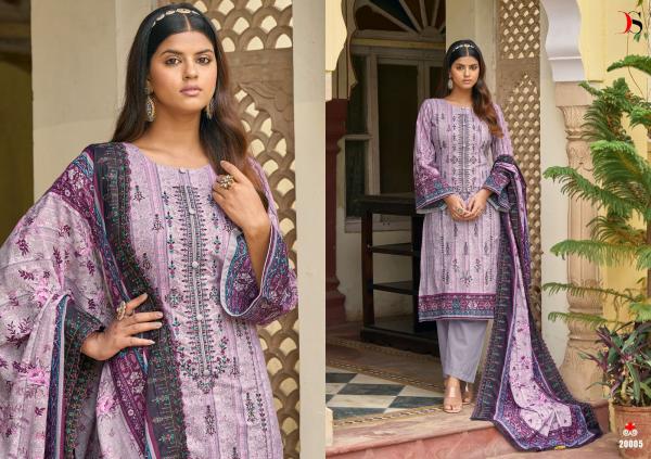 Deepsy Bin Saeed Lawn Collection 2 Designer Cotton Salwar Kameez